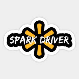 Generic Delivery Spark Driver Food Delivery Courier Sticker